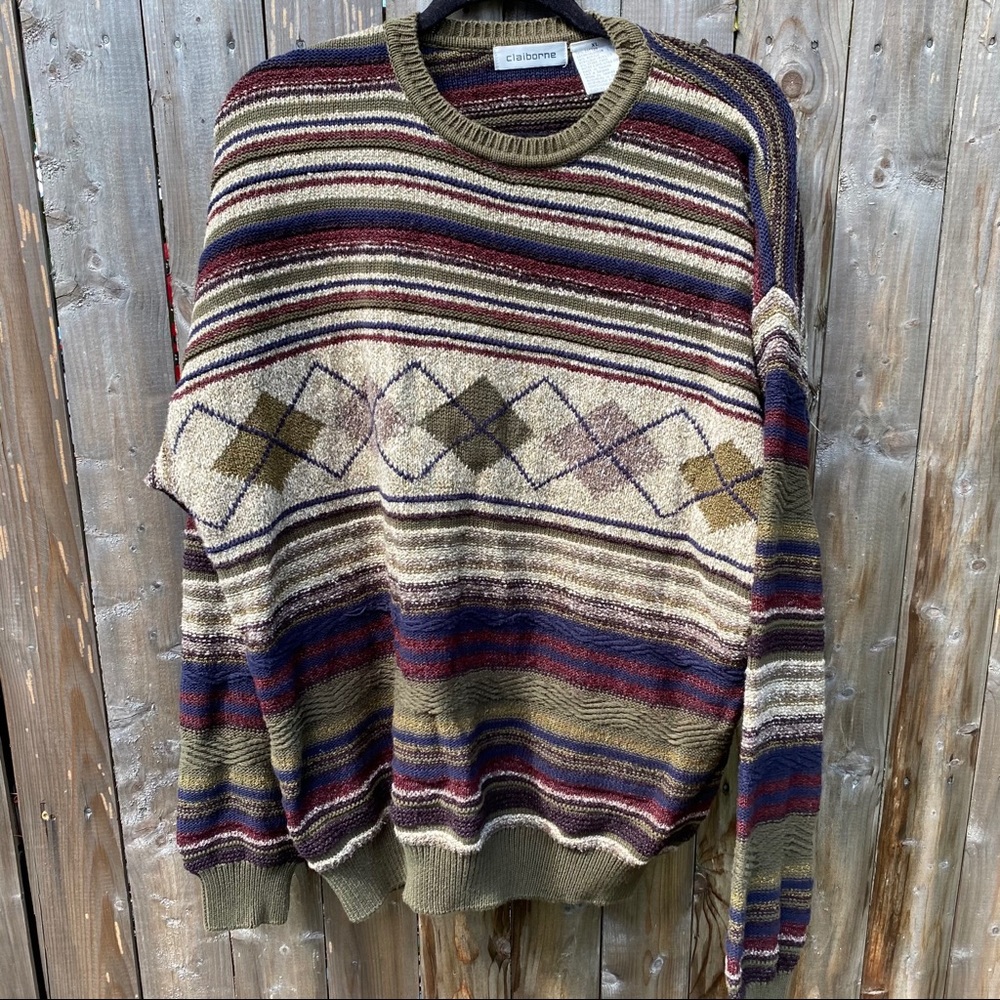 Clairborne earth tone sweater